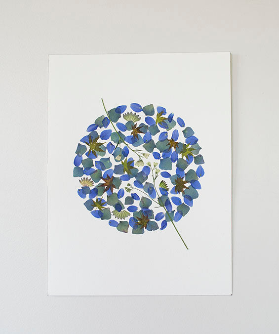 Circulo Azul y Verde "M"